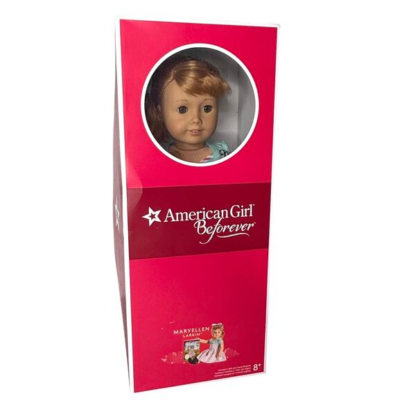 American Girl MaryEllen Doll Meet Outfit Dress Hair Bow Shoes Book Wrist Tag Box - Picture 10 of 11